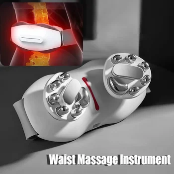TENS +EMS+infraraudonųjų spindulių juosmens masažo prietaisas Impulsinė fizioterapija Nugaros masažuoklis mažina nuovargį Raumenys mažina stimuliatorių Juosmens skausmas - Nuotrauka 1  
