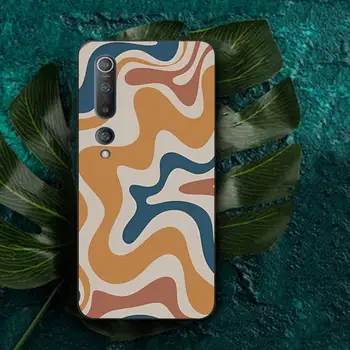 Liquid Swirl Abstract Pattern in Beige Sage Phone For Redmi Note 4 X 5 A 6 7 8 Pro T 9 Pro 9S 10 Pro 11 Pro 11S 11Epro PocoM3pro - Nuotrauka 2  