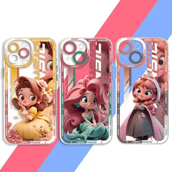 Disney Princess Girl mielas telefono dėklas, skirtas Xiaomi Redmi 9T 10C 10 9A Pastaba 8 9 10 11 Pro 12 9C 9 12C 10A skaidrus minkštas dangtelis - Nuotrauka 1  