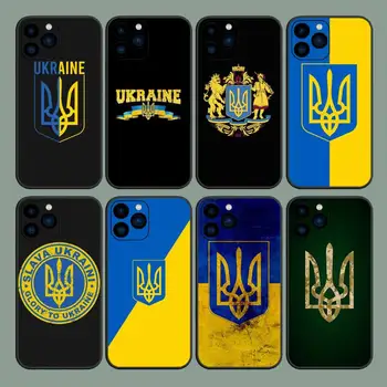 Graži Ukrainos vėliava Telefono dėklas iPhone 8 11 12 13 14 15 Mini X XR XS PRO MAX Plus Shell - Nuotrauka 1  