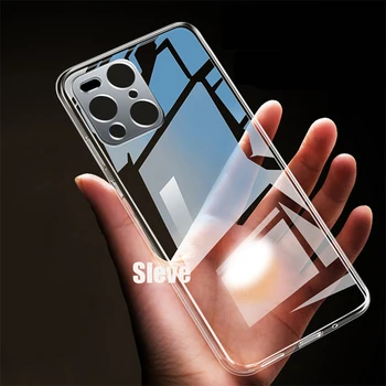Case for OPPO Find X3 Ultra Thin Clear Soft TPU Cover for OPPO Find X3 Pro Lite Neo Couqe Fundas - Nuotrauka 1  