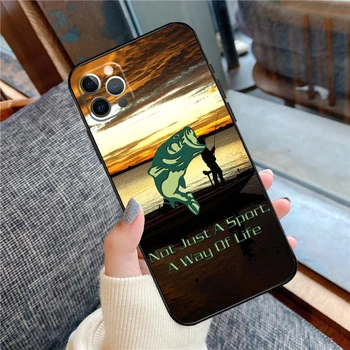 Hunter Man žvejų šunų dėklas, skirtas iPhone 14 12 11 15 Pro Max telefono dangtelis iPhone 13 12 Mini X XR XS 7 8 Plus Cover - Nuotrauka 2  