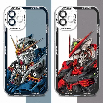 Japan Gundam roboto telefono dėklas, skirtas Samsung Galaxy S23 S22 Ultra S21 S20 FE S10 Plus Note 20 10 A32 A52S A52 A72 skaidrus minkštas dangtelis - Nuotrauka 1  