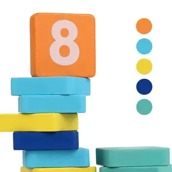 Matematika Užimta lenta Mokymasis Mediniai pirštų skaičiai Žaislų skaičiavimas darželiui Dovana Ikimokyklinio ugdymo veikla Kognityvinė raida - Nuotrauka 1  