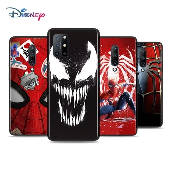 Silikoninis dangtelis Marvel Venom Spiderman, skirtas OnePlus Nord N10 N100 8T 7T 6T 5T 8 7 6 Pro Plus telefono dėklas Shell Coque - Nuotrauka 1  
