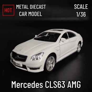 1/36 Mercedes CLS63 AMG Automobilio modelio mastelio kopija Metalinis štampas Miniatiūrinių transporto priemonių kolekcija Xmas Gift Kid Boy Žaislas - Nuotrauka 1  