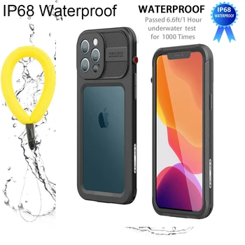 NEO serijos IP68 vandeniui atsparus dėklas, skirtas iPhone 13 13 Pro Max 13 Mini skaidrios pilnos apsaugos 2M povandeninio nardymo telefono dangtelis - Nuotrauka 1  