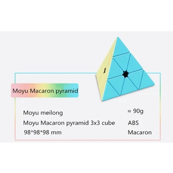 Moyu Macaron Cube , Moyu 3x3x3 kubas. Greičio kubas Moyu 2x2 kubas,Žaidimo kubas vaikams - Nuotrauka 2  