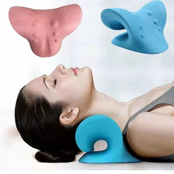 Kaklo masažas Pagalvė Kaklas Petys Kaklas Chiropraktika Atpalaidavimo traukos prietaisas Masažo pagalvė skausmui malšinti Kūno masažuoklis - Nuotrauka 1  