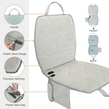 Nešiojama šildoma sėdynės pagalvėlė Elektrinė sulankstoma sėdynė Šiltesnis Išmanusis temperatūros valdymas Lauko kėdė šiltesnė Automobilinei kėdutei - Nuotrauka 2  