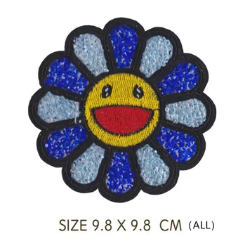 CPAM Pristatymas naujas atvykimas 10 vnt Saulės gėlės Kalnų krištolas Siuvinėtas pleistras Mados motyvas Aplikacijos drabužių skrybėlių krepšys 