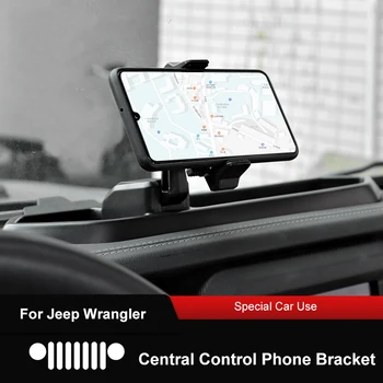 TAJIAN centrinis valdymas Mobiliojo telefono laikiklis Automobilio GPS laikiklio palaikymas Prietaisų skydelio saugojimo organizatoriaus dėžutė Jeep WranglerJL18-22 - Nuotrauka 1  