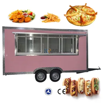 2023 Mažmeninės prekybos maisto krepšelis lauke Greitas sunkvežimis Virtuvė Australijos priekaba Maisto priekaba su pilna virtuvės įranga - Nuotrauka 1  