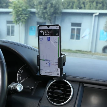 Automobilio mobiliojo telefono laikiklio prietaisų skydelio šoninis navigacijos laikiklis, skirtas 