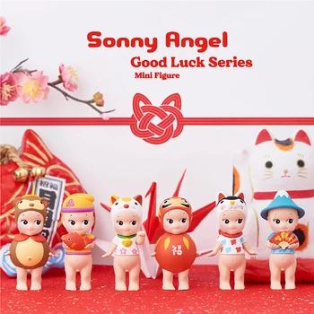 Sonny Angel Sėkmės serijos figūrėlės Miela paslaptinga staigmena Žaislas Anime modelis Lėlė Vaikų staigmena Dėžutė Dekoravimas Žaislų dovana - Nuotrauka 1  