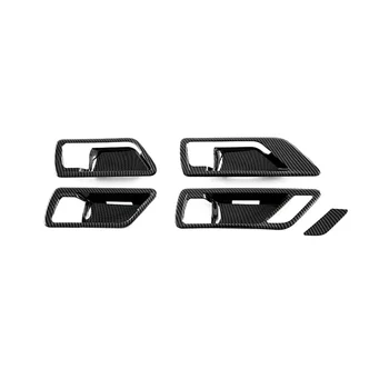 Anglies pluošto automobilio vidinių durų rankenos dubens skydelio dangtelio apdaila Toyota Land Cruiser 300 LC300 2022-2023 5Pcs - Nuotrauka 1  