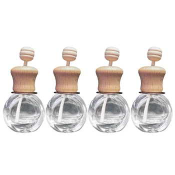 4 vnt kvepalų buteliukas aromaterapiniai spaustukai automobiliniai spaustukai difuzorius eteriniai aliejai ventiliacijos stiklas išleidimo anga kvapų oro gaiviklis automatinis - Nuotrauka 1  