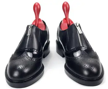 Didmeninė prekyba rankų darbo raižyti vyriški batai Natūrali oda Aukštos kokybės juodi vyriški batai Madingi laisvalaikio batai - Nuotrauka 2  