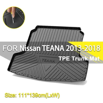 Automobilio galinio bagažinės dangčio kilimėlis Neperšlampamas neslidus guminis TPE krovininių įdėklų priedai, skirti Nissan TEANA 2013-2018 - Nuotrauka 1  