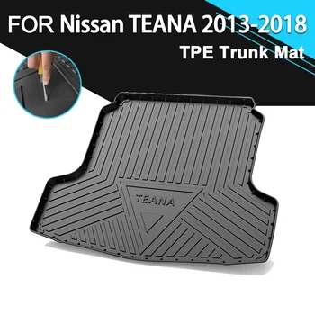 Automobilio galinio bagažinės dangčio kilimėlis Neperšlampamas neslidus guminis TPE krovininių įdėklų priedai, skirti Nissan TEANA 2013-2018 - Nuotrauka 2  