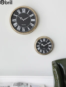 Paprastas sieninis laikrodis Modernus dizainas Namai Mada Šiaurietiško stiliaus dekoravimas Svetainės laikrodžiai Sieninis šviestuvas Prabangus namų dekoras Siena 50 - Nuotrauka 2  