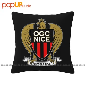 Cozy Ogc Nice Les Aiglons France Ligue futbolo futbolo pagalvės užvalkalas mesti pagalvės užvalkalas Vintage pritaikytas miegamajam - Nuotrauka 1  