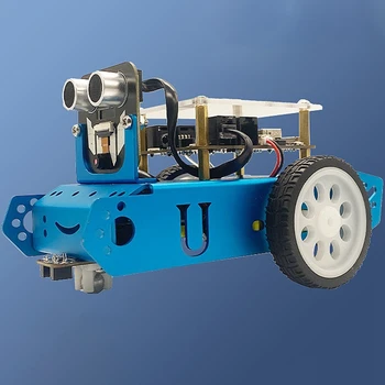 Programavimo išmanusis robotas automobilis Smart Robot Kit Elektroninis surinkimo rinkinys Nuotolinio valdymo pultas 