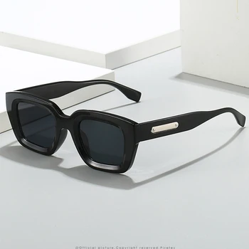 LNFCXI Nauji kvadratiniai akiniai nuo saulės Moterų mada Vintažiniai vyriški atspalviai Prekės ženklas Dizaineris Prabangūs akiniai nuo saulės UV400 Akiniai Oculos - Nuotrauka 2  
