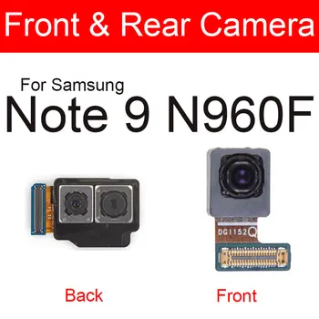 Priekinė ir galinė pagrindinė kamera, skirta Samsung Galaxy Note 9 N960F N960U N960N Veido ID rainelės atpažinimo nuskaitymo kamera Flex kabelio dalys - Nuotrauka 2  