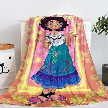 Disney Encanto Mirabel šeimos antklodės lova meta pliušinę šiltą sofą ANTONIO antklodė Lengvos itin minkštos prabangios flanelinės antklodės - Nuotrauka 2  