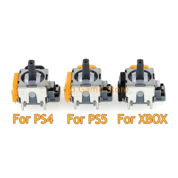 1pc PS4 PS5 Orange Hall Effect Joystick 3D analoginio jutiklio modulis XBOXONE XBOX serijos valdikliui - Nuotrauka 1  