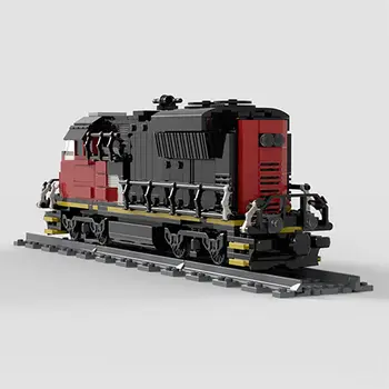 Krovininis traukinys EMD SD70M 2 CN traukinio modelis suaugusiems vaikams Dovanų kolekcija MOC Build - Nuotrauka 2  