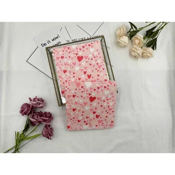 Spalvingos spausdintos servetėlės 3 sluoksniai Rožiniai meilės modeliai Gėlių popieriaus pasiūlymas Vestuvių vakarėlis Vienkartinis maistas Sulankstomi kilimėliai 20vnt - Nuotrauka 2  