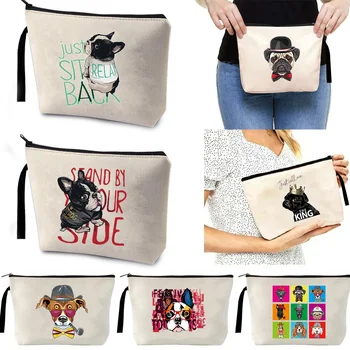 Naujas 2022 m. kosmetikos krepšys Ladies Fashion Mielas šuniukų spausdinimo serija Piniginė Kelioninė sankaba Kosmetikos saugykla Nešiojami laikymo krepšiai - Nuotrauka 1  