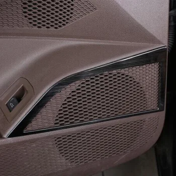 Nerūdijančio automobilio vidinių durų garso garsiakalbis Stereo apdailos rėmo priedai Dekoras Volkswagen VW Passat 2019 2020 2021 2022 2023 - Nuotrauka 2  