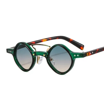YOOSKE Fashion Steampunk akiniai nuo saulės Vyrai Moterys Hip-hopas Mažas kvadratas Vintage Punk Saulės akiniai Moteris Vyras Prabangus prekės ženklas Dizaineris - Nuotrauka 1  