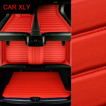 Custom aukštos kokybės dirbtinės odos automobilių grindų kilimėlis, skirtas BMW 3 serijos F31 Touring 2011-2019 metai Automobilių aksesuarų interjeras - Nuotrauka 2  